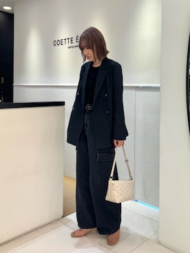 「ODETTE E ODILE」｜清水　オデット エ オディール スタッフさん（レディース・164cm）の冬コーディネート