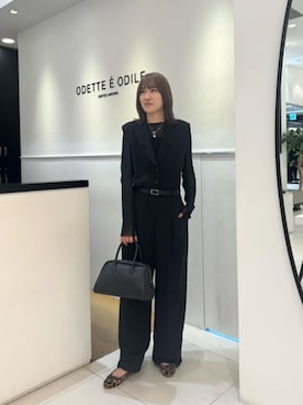 清水　オデット エ オディール スタッフさん（レディース・164cm）の秋コーディネート