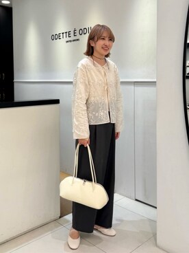 「ODETTE E ODILE」｜清水　オデット エ オディール スタッフさん（レディース・164cm）の春コーディネート