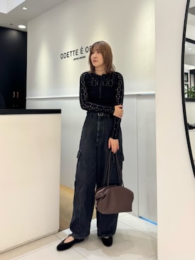 清水　オデット エ オディール スタッフさん（レディース・164cm）の秋コーディネート