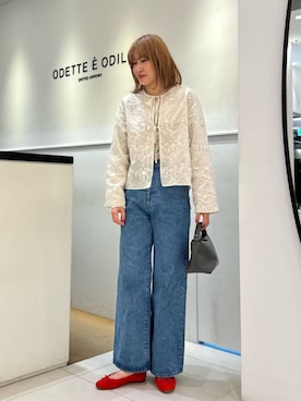 「ODETTE E ODILE」｜清水　オデット エ オディール スタッフさん（レディース・164cm）の冬コーディネート