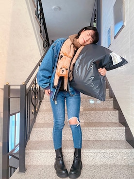 「日常」｜「アイテム（ブーツ）」を使った、Y̆̈ă̈r̆̈ă̈•요요 🇰🇷さん（レディース・158cm）の秋コーディネート