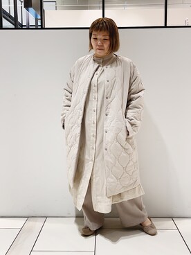 「リバーシブル」｜「アイテム（その他シューズ）」を使った、pualkisakoさん（レディース・152cm）の冬コーディネート