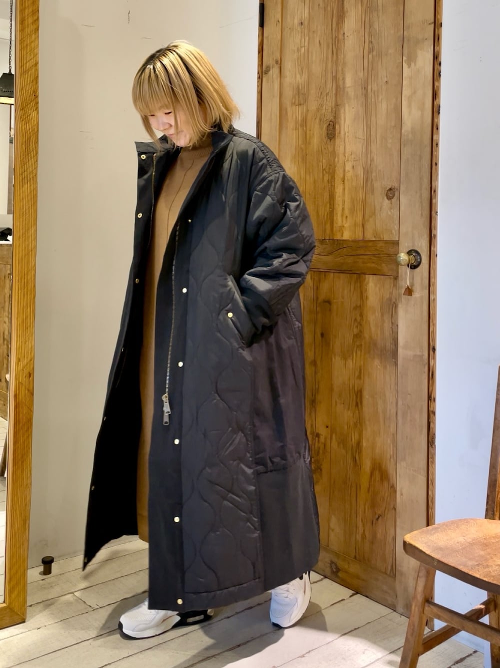 PUAL CE CIN（ピュアルセシン）の「異素材MIXモッズコート（）」 - WEAR