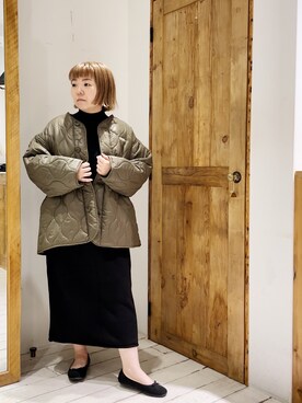「シアタープロダクツ(THEATRE PRODUCTS)」｜「アイテム（その他アウター）」を使った、pualkisakoさん（レディース・152cm）の秋コーディネート