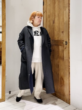 「PUAL CE CIN（ピュアルセシン）のアイテム（その他アウター）」を使った、pualkisakoさん（レディース・152cm）の冬コーディネート