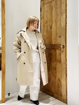 「PUAL CE CIN（ピュアルセシン）のアイテム（その他アウター）」を使った、pualkisakoさん（レディース・152cm）の春コーディネート
