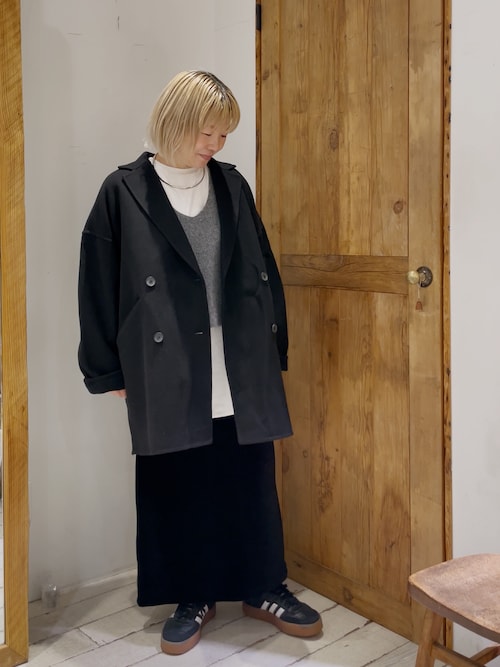 ハンドメイド風ウール混テーラーコート（その他アウター）｜PUAL CE