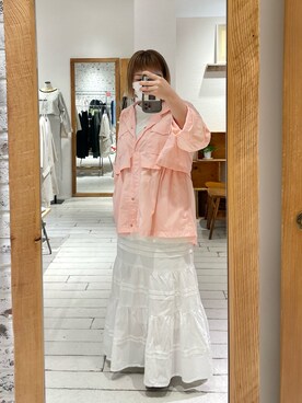 「PUAL CE CIN（ピュアルセシン）のアイテム（マウンテンパーカー）」を使った、pualkisakoさん（レディース・152cm）の春コーディネート