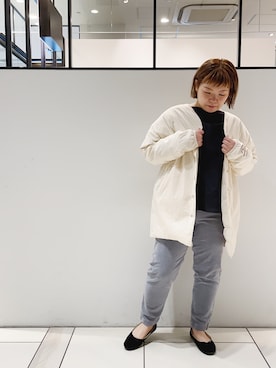 「アシメ」｜「アイテム（ジャケット/アウター）」を使った、pualkisakoさん（レディース・152cm）の秋コーディネート