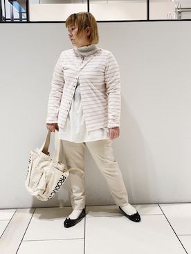 「シアタープロダクツ(THEATRE PRODUCTS)」｜「アイテム（バレエシューズ）」を使った、pualkisakoさん（レディース・152cm）の冬コーディネート
