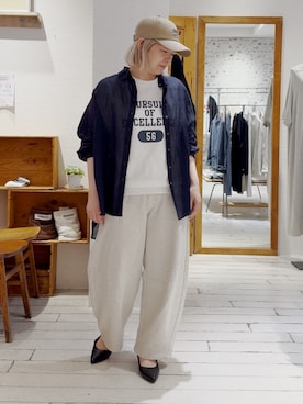 「PUAL CE CIN（ピュアルセシン）のアイテム」を使った、pualkisakoさん（レディース・152cm）の春コーディネート