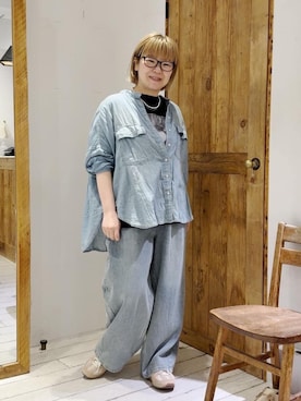 「PUAL CE CIN（ピュアルセシン）のアイテム」を使った、pualkisakoさん（レディース・152cm）の夏コーディネート