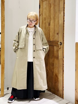 「PUAL CE CIN（ピュアルセシン）のアイテム（その他アウター）」を使った、pualkisakoさん（レディース・152cm）の冬コーディネート