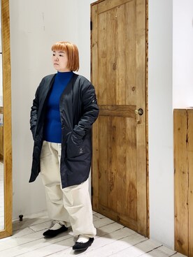 「リバーシブル」｜「アイテム（その他シューズ）」を使った、pualkisakoさん（レディース・152cm）の冬コーディネート