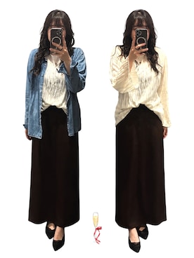 𝕐𝕌ℕ さん(レディース・160cm)の秋コーディネート