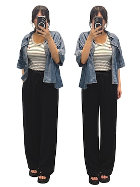 𝕐𝕌ℕ さん(レディース・160cm)の夏コーディネート