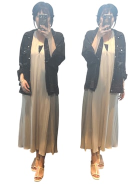 「アイテム（サンダル）」を使った、𝕐𝕌ℕ ✴︎アラサーママ　　さん（レディース・160cm）の夏コーディネート