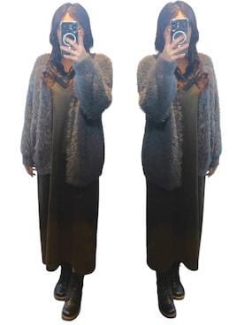 「アイテム（カーディガン/ボレロ）」を使った、𝕐𝕌ℕ 　　さん（レディース・160cm）の秋コーディネート