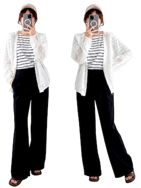 𝕐𝕌ℕ さん(レディース・160cm)の春コーディネート