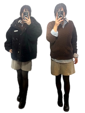 「GAP（ギャップ）のアイテム（トップス）」を使った、𝕐𝕌ℕ 　　さん（レディース・160cm）の冬コーディネート