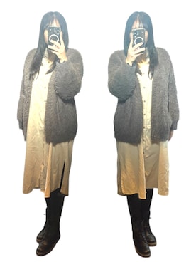 「アイテム（カーディガン/ボレロ）」を使った、𝕐𝕌ℕ 　　さん（レディース・160cm）の秋コーディネート