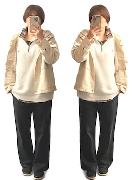 「classicalelf（クラシカルエルフ）のアイテム（パンツ）」を使った、𝕐𝕌ℕ 　　さん（レディース・160cm）の春コーディネート