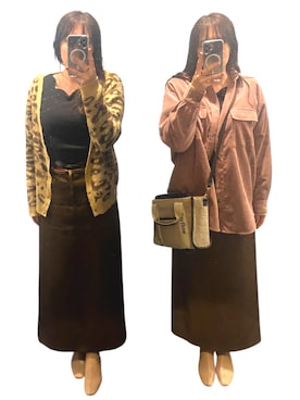 「LVEU.（ラブユ.）のアイテム」を使った、𝕐𝕌ℕ ✴︎ミドサーママ　　さん（レディース・160cm）の秋コーディネート