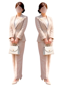 「アイテム（スーツセット）」を使った、𝕐𝕌ℕ 　　さん（レディース・160cm）の春コーディネート