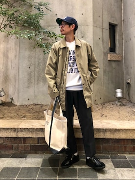「NEAT（ニート）のアイテム」を使った、kogaさん（メンズ・170cm）の冬コーディネート