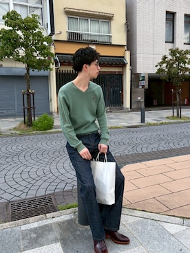 「PADRONE（パドローネ）のアイテム」を使った、HIROTOさん（メンズ・177cm）の夏コーディネート