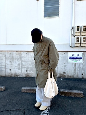 「アイテム（モッズコート）」を使った、HIROTOさん（メンズ・178cm・20代）の冬コーディネート