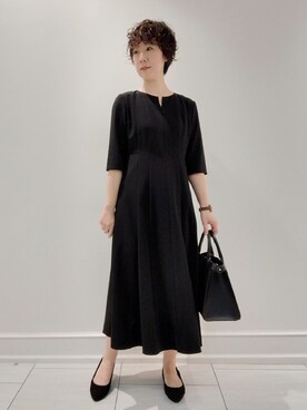 「インディヴィ」｜「アイテム（ハンドバッグ）」を使った、ささきんさん（レディース・164cm）の夏コーディネート