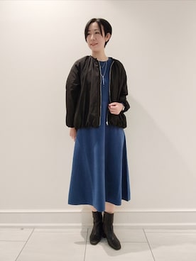「リバーシブル」｜「アイテム（その他）」を使った、ささきんさん（レディース・164cm）の秋コーディネート