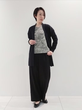 「ラメ」｜「アイテム（その他）」を使った、ささきんさん（レディース・164cm）の春コーディネート