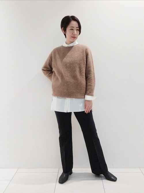 ブラウス シャツ 春SALE！「日本製／インポート素材」重ね着風オーバーサイズブラウス レディース 春SALE！【日本製／インポート素材】重ね着風オーバーサイズ