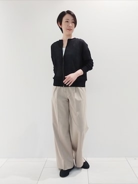 「インディヴィ」｜「アイテム（タンクトップ）」を使った、ささきんさん（レディース・164cm）の夏コーディネート