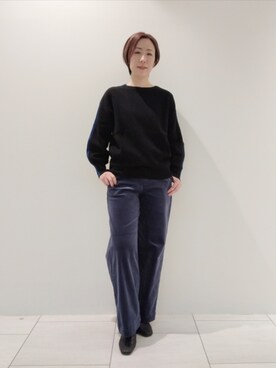 「配色」｜「アイテム（その他）」を使った、ささきんさん（レディース・164cm）の冬コーディネート