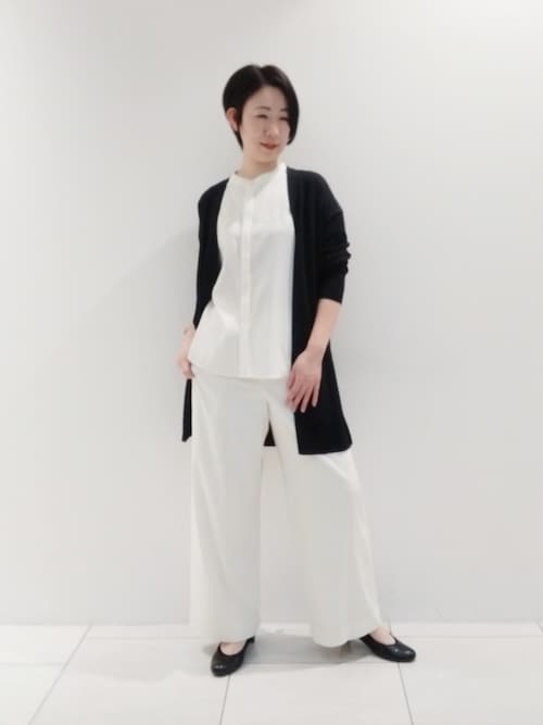 INDIVI / インディヴィ 春SALE！【洗える／肌触り◎】ミニマムデザイン ニットカーディガン 春SALE！【洗える／肌触り◎】ミニマムデザイン ニット