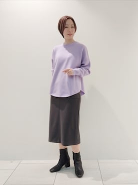 ささきんさん（レディース・164cm）の冬コーディネート