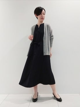 「インディヴィ」｜「アイテム（ワンピース）」を使った、ささきんさん（レディース・164cm）の夏コーディネート