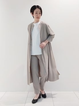 「インディヴィ」｜「アイテム（ワンピース）」を使った、ささきんさん（レディース・164cm）の夏コーディネート
