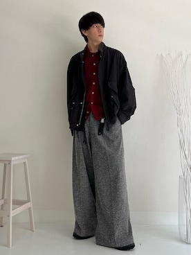 「アイテム（財布/小物、ブラック系）」を使った、kotaさん（メンズ・176cm）の冬コーディネート