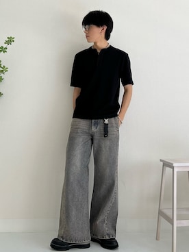 「アイテム（キーケース/キーアクセサリー）」を使った、kotaさん（メンズ・176cm・20代）の夏コーディネート