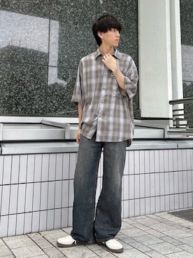 「Onitsuka Tiger（オニツカタイガー）のアイテム」を使った、kotaさん（メンズ・175cm）の夏コーディネート