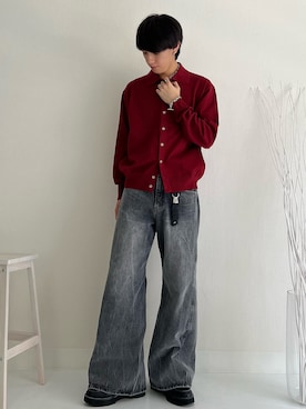 「アイテム（イヤリング）」を使った、kotaさん（メンズ・176cm）の秋コーディネート
