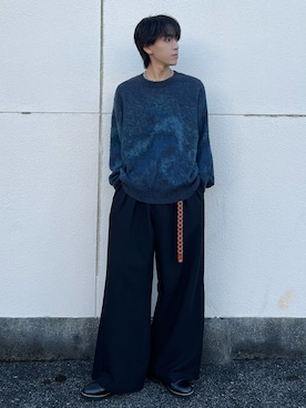 「アイテム（イヤリング）」を使った、kotaさん（メンズ・176cm）の秋コーディネート