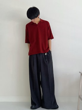 「アイテム（キーケース/キーアクセサリー、ブラック系）」を使った、kotaさん（メンズ・176cm）の夏コーディネート
