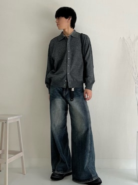 「アイテム（キーケース/キーアクセサリー）」を使った、kotaさん（メンズ・176cm）の秋コーディネート