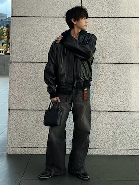 「アイテム（リング）」を使った、kotaさん（メンズ・176cm・20代）の冬コーディネート